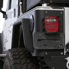 Smittybilt 97-06 WRANGLER (TJ/LJ) XRC REAR 3in FENDER FLARES - BLACK TEXTURED 76875